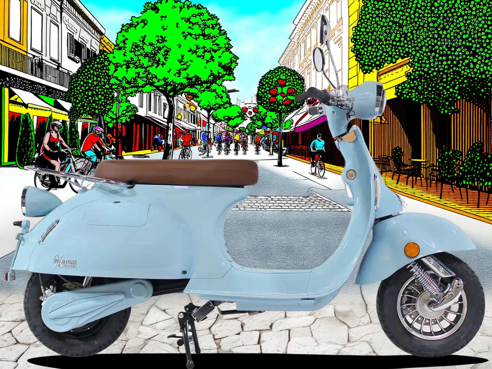 electric moped electric scooter e-moped for adults