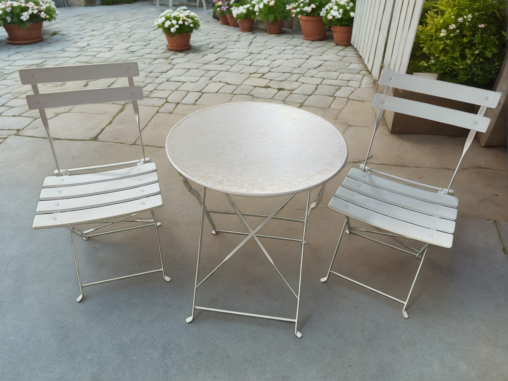 Iron outdoor furniture metal patio furniture outdoor iron dining sets