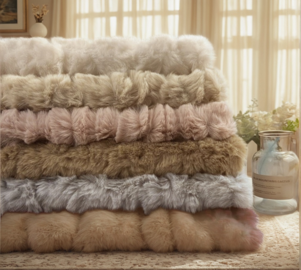 Imitation rabbit fur fabric faux rabbit fur fabric synthetic rabbit fur material