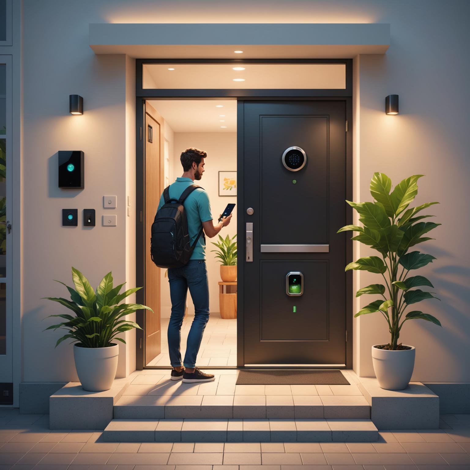 smart lock smart lock installation Wi-Fi smart lock keyless entry systems home automation locks