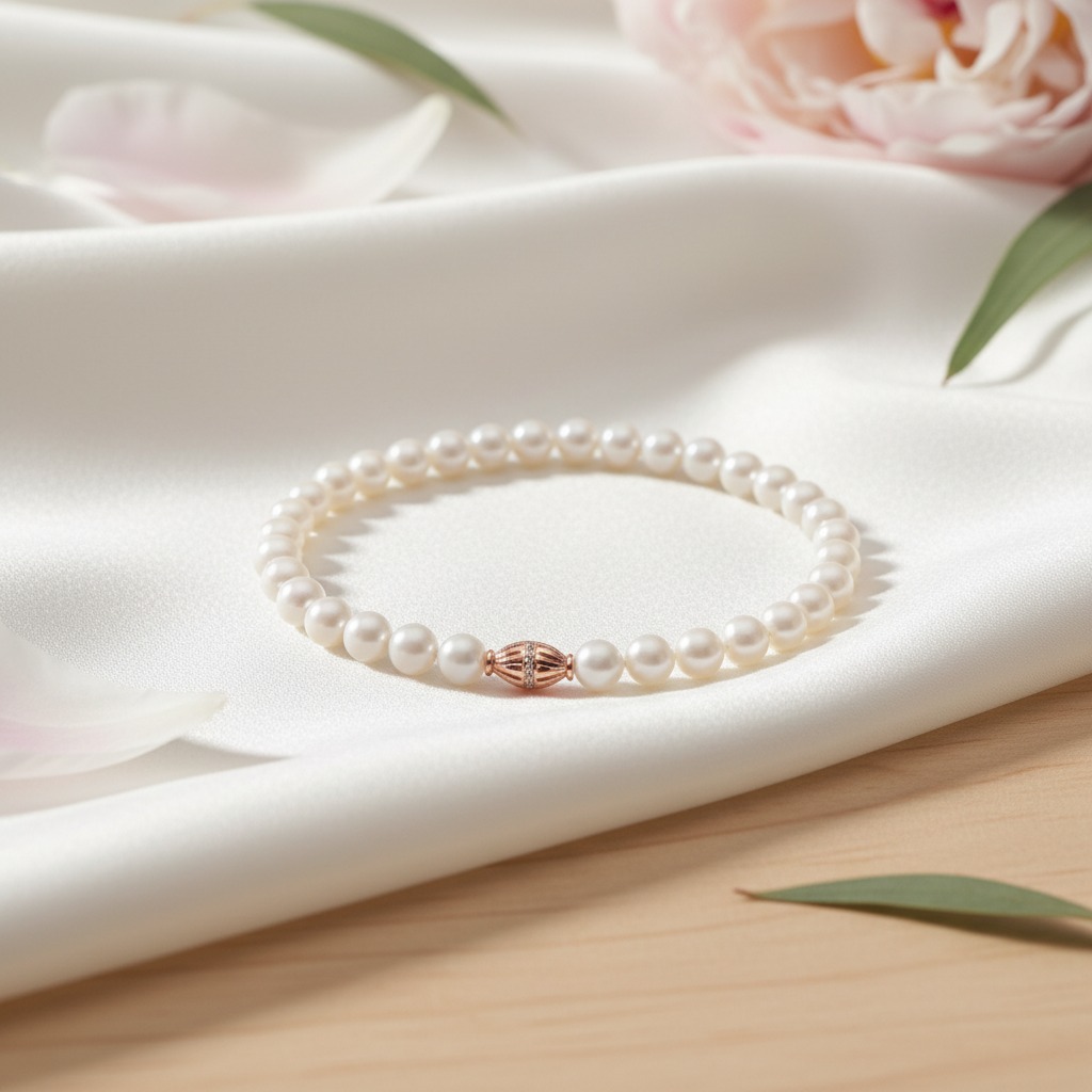 Pearl bracelet freshwater pearl bracelet cultured pearl bracelet