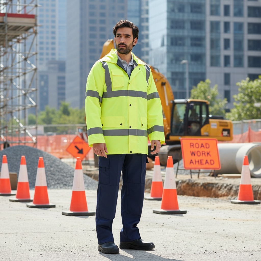 Road safety clothing high visibility apparel reflective safety gear